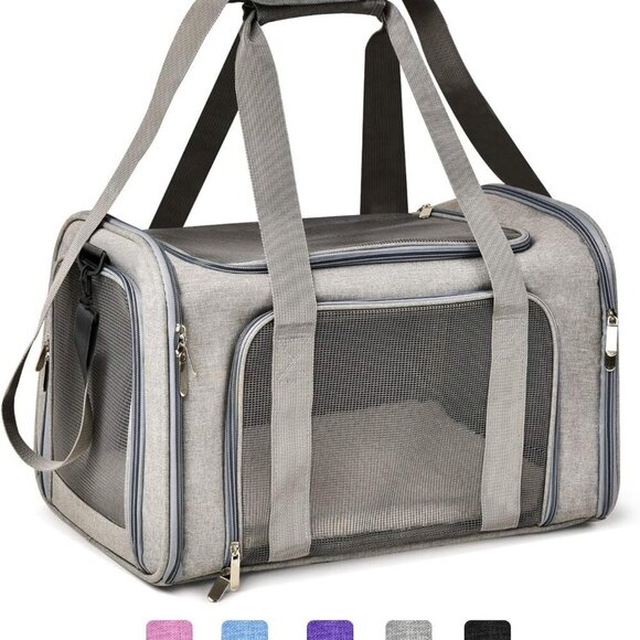 Cat, Dog Carrier for Small Medium Cats Puppies up to 15 Lbs, TSA Airline Approve - Picture 1 of 9